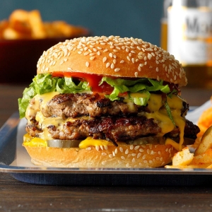 Beef milt cheese Burger